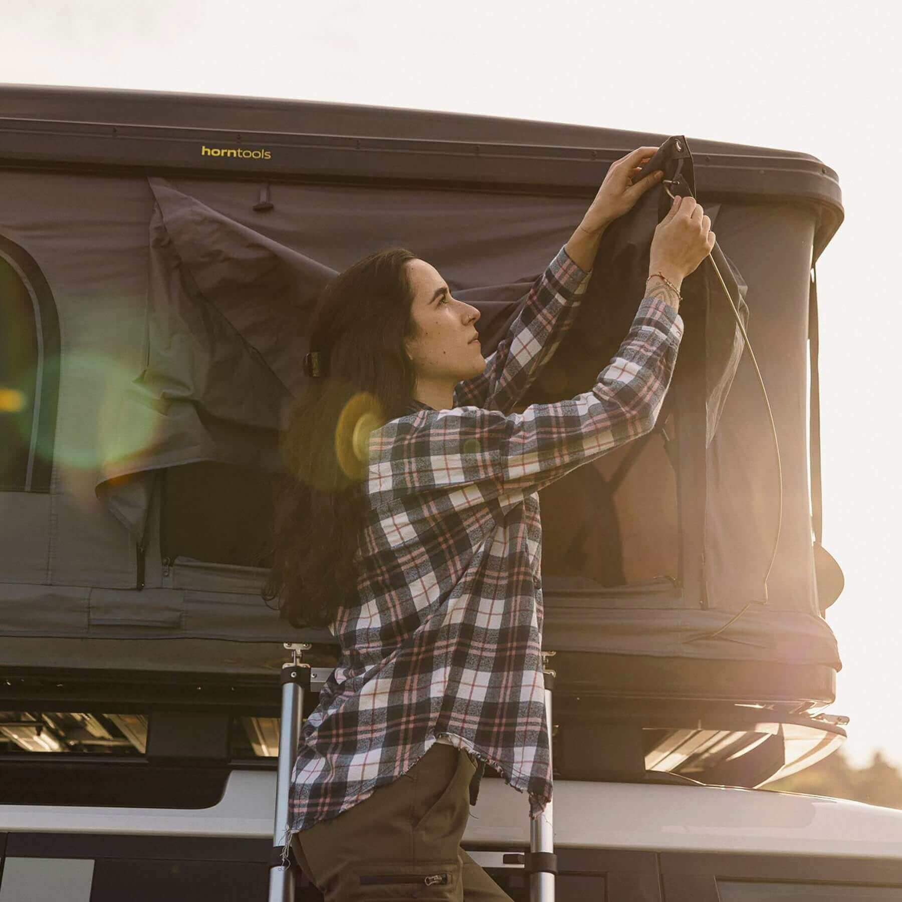 Dachzelt Hartschale Themis für 3 Personen - 165 cm