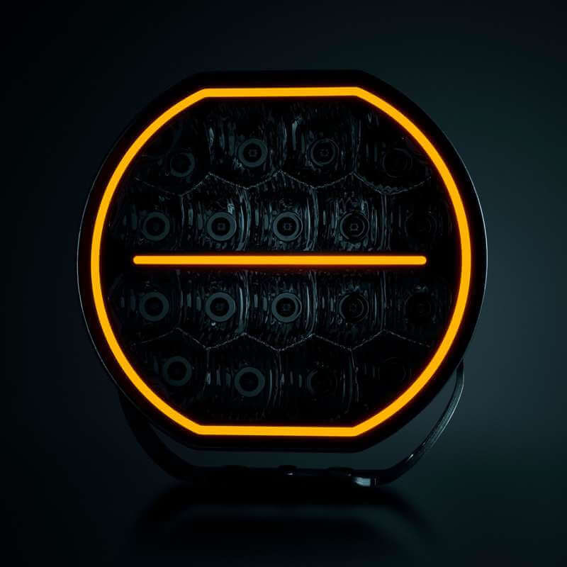 Strands Big Energy DRIVING LIGHT 9″ Orange / Weiß