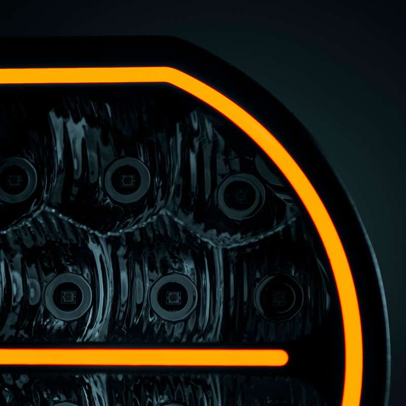 Strands Big Energy DRIVING LIGHT 9″ Orange / Weiß