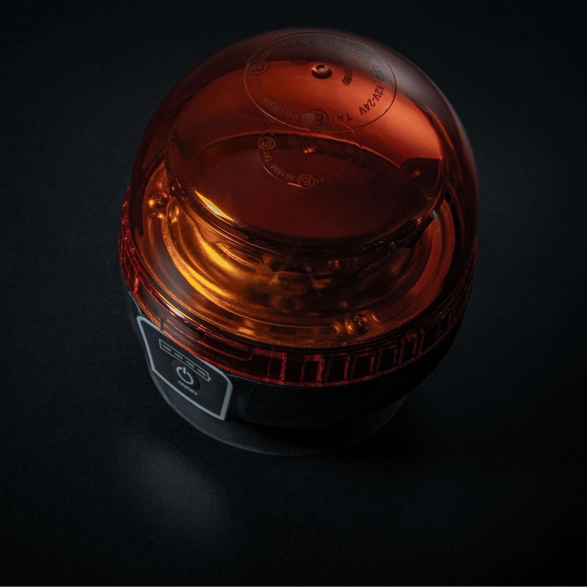 Strands BIG ENERGY PORTABLE WARNING LIGHT BEACON AMBER LENS