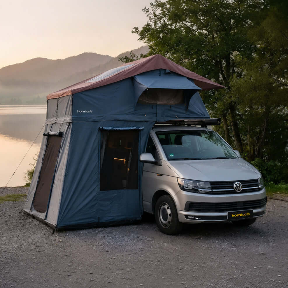 Roof tent Elements Gen II for 2 people - 140 cm - color Ocean