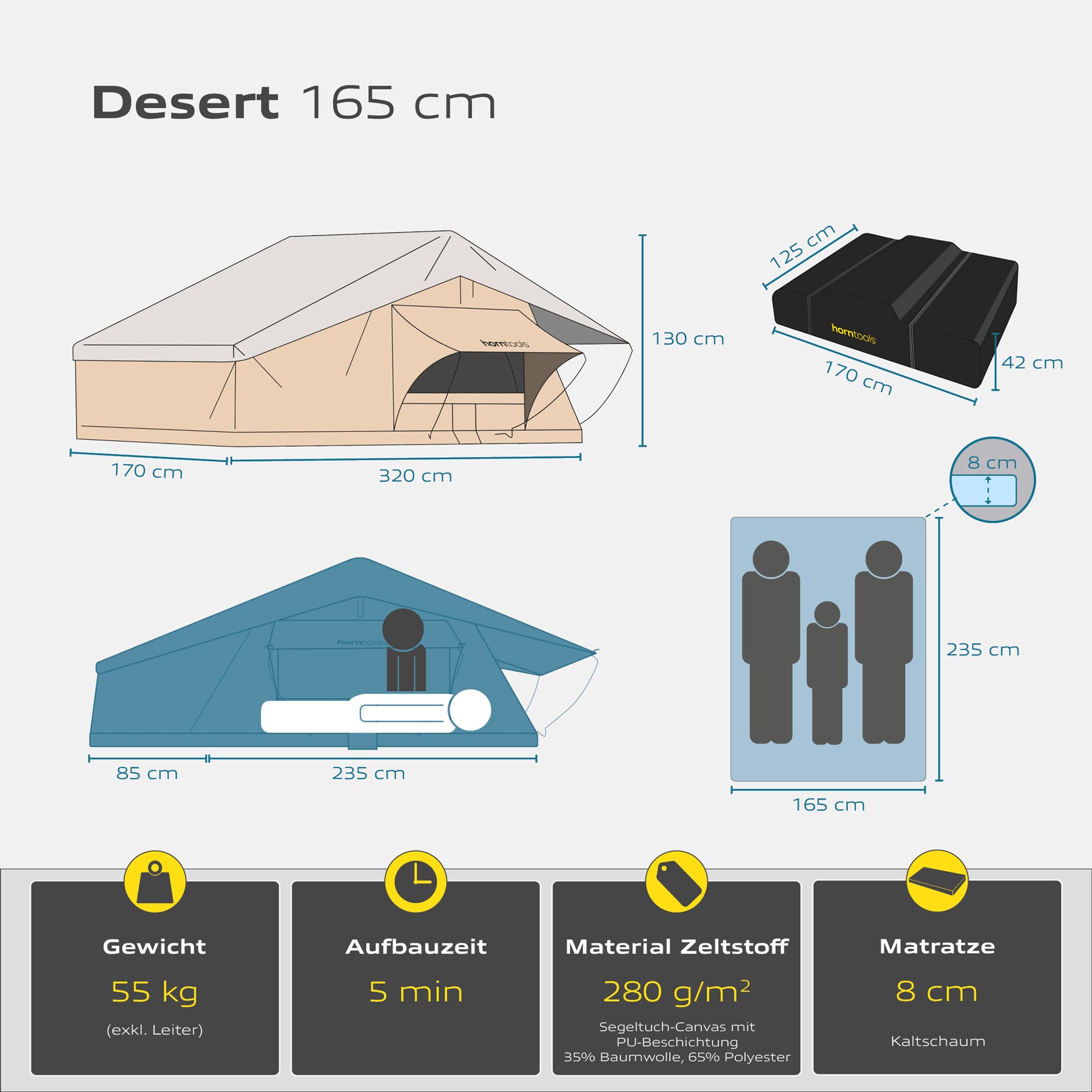 Dachzelt Desert