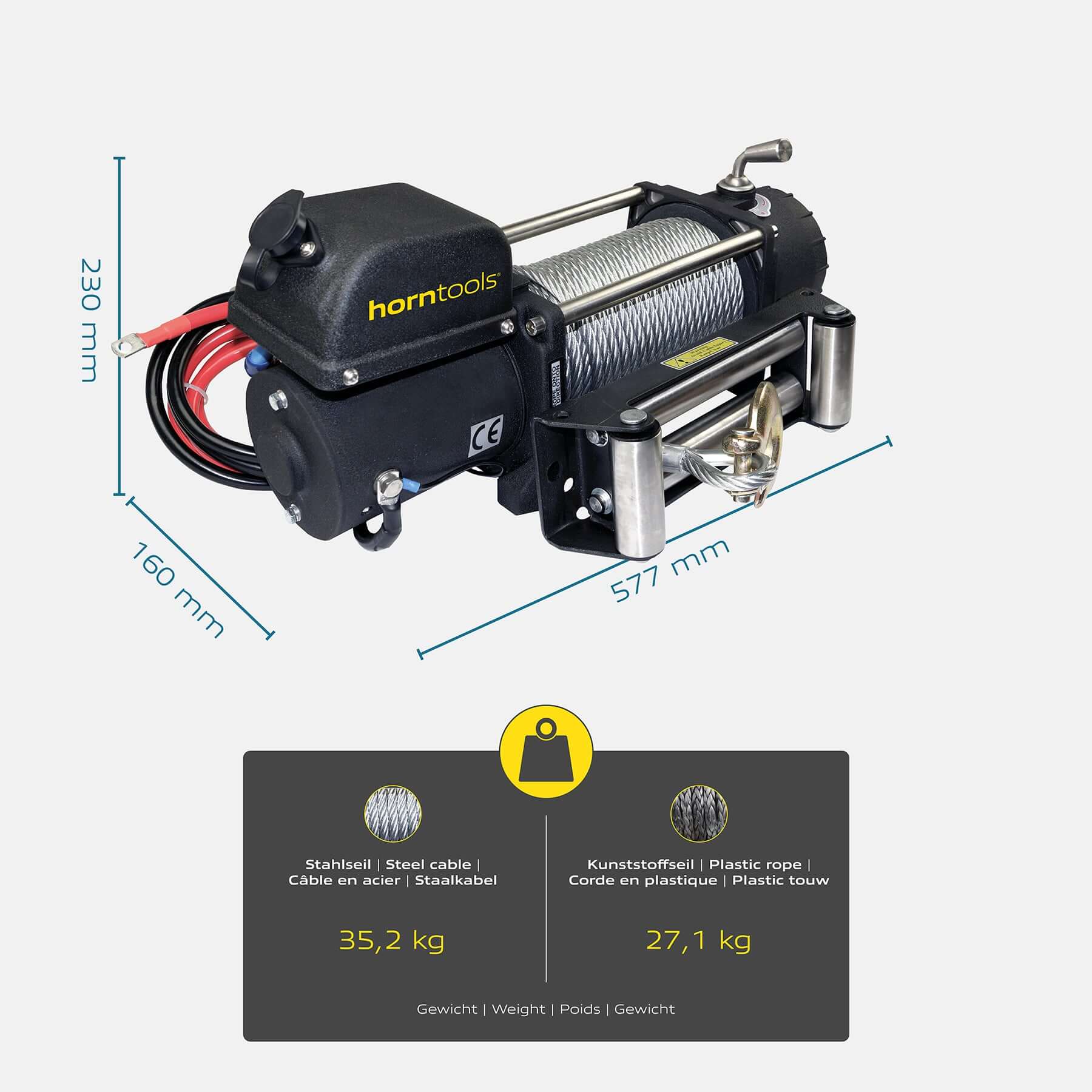 Seilwinde Alpha 5,4 Tonnen Quick