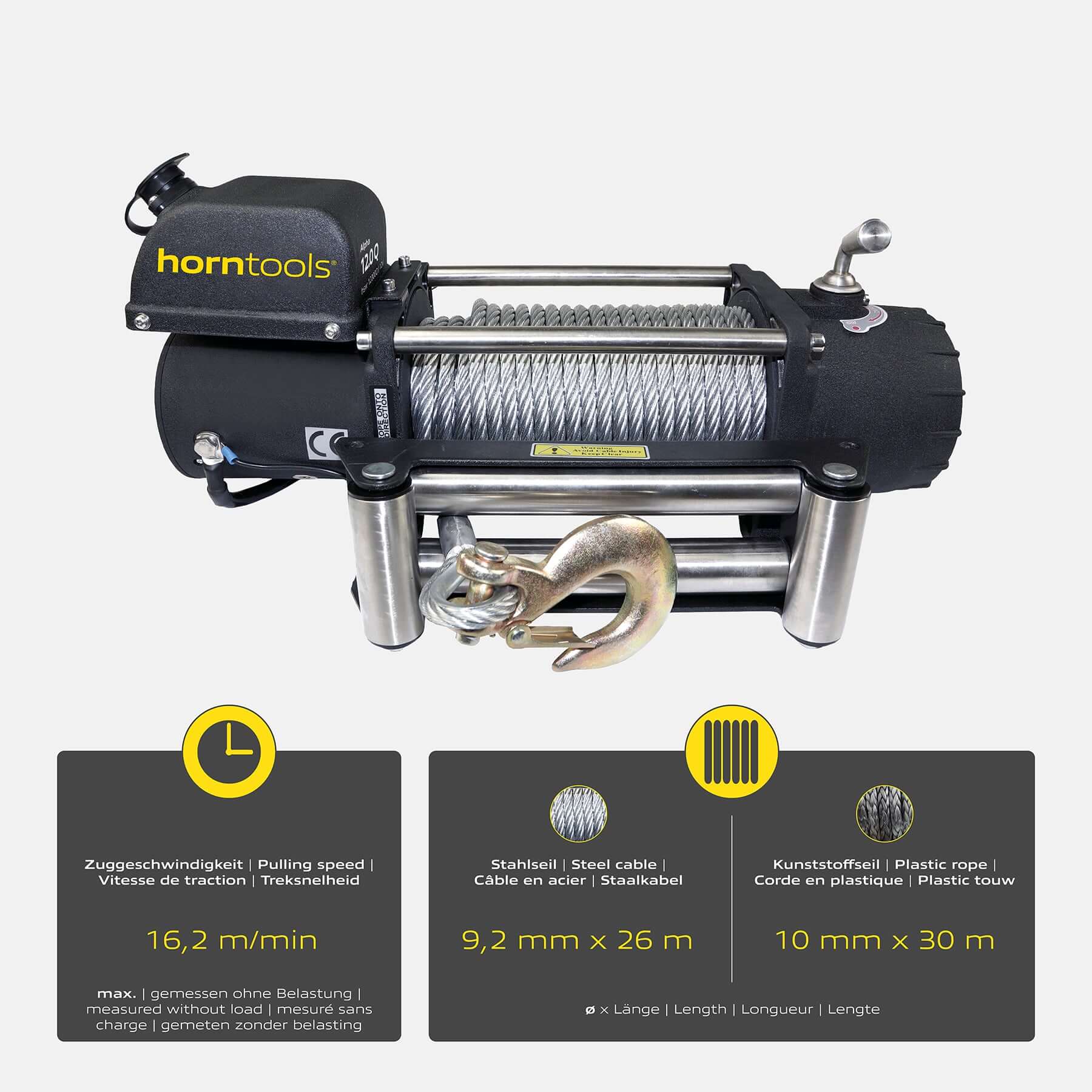 Seilwinde Alpha 5,4 Tonnen Quick