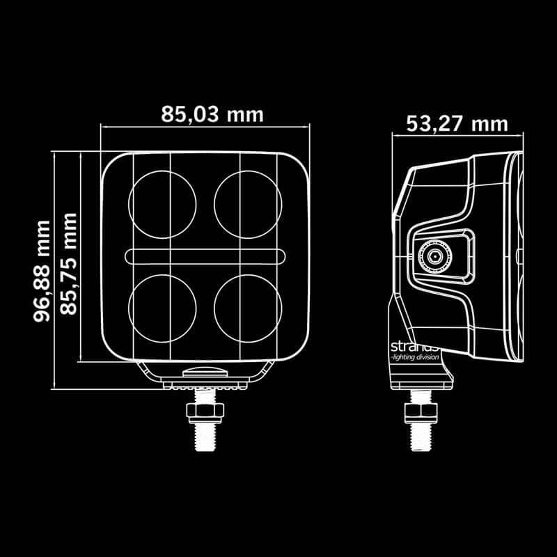 Strands NUUK D-LINE QBA DRIVING LIGHT 3″