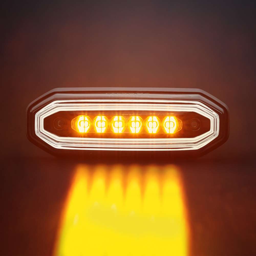 Strands FOR9T AURA DIRECTIONAL WARNING LIGHT 6 LED White/Amber