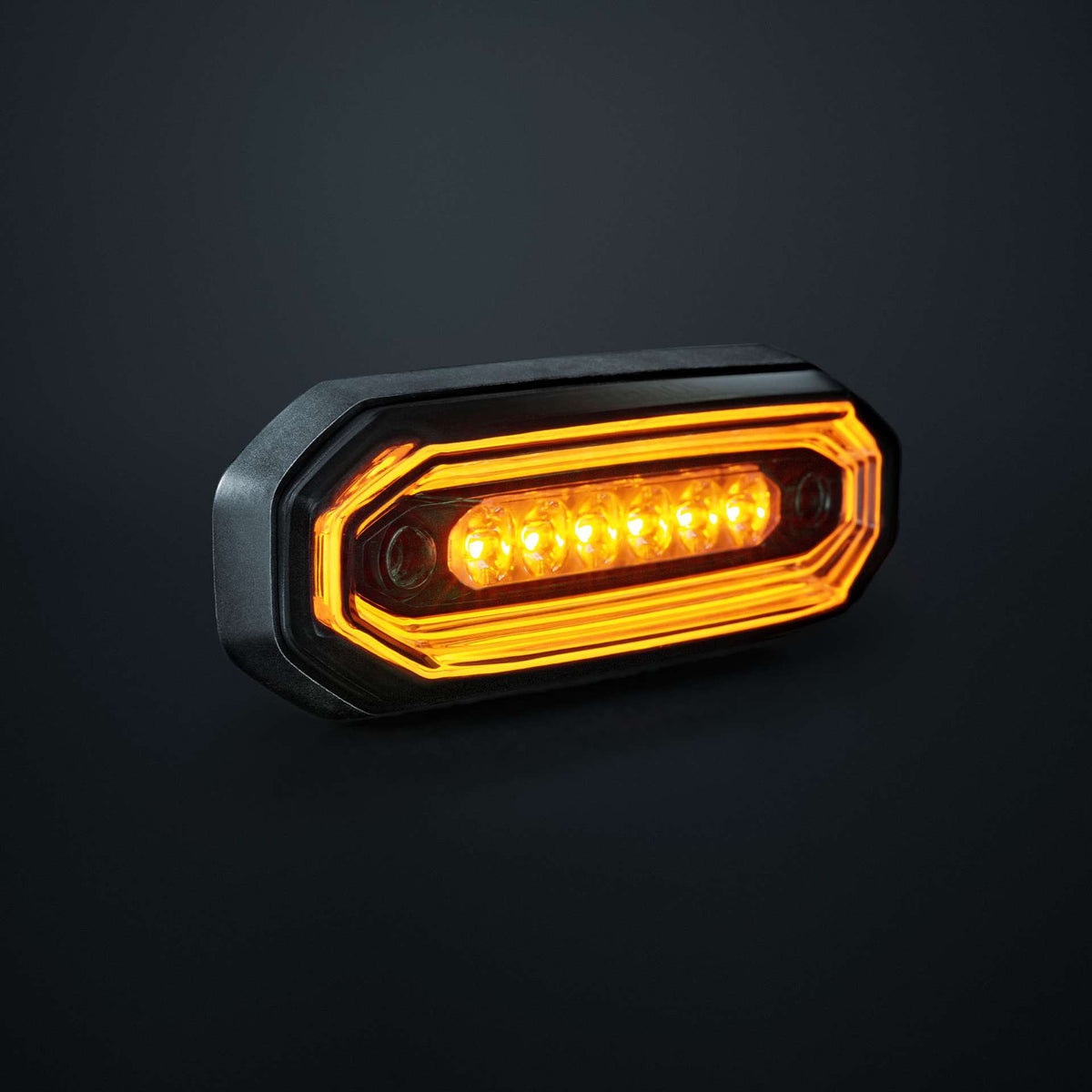 Strands FOR9T AURA LUCE DI SEGNALAZIONE DIREZIONALE 6 LED Giallo ambra
