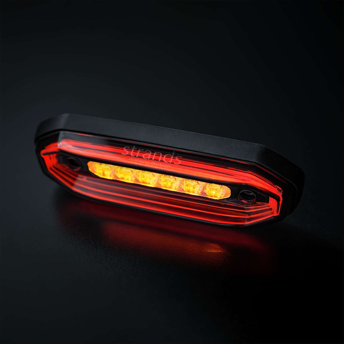 Strands FOR9T AURA DIRECTIONAL WARNING LIGHT 6 LED Red/Amber