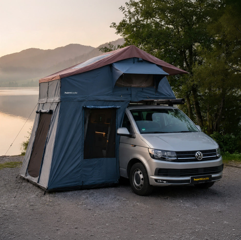 Tenda da tetto Elements Gen II per 2 persone - 140 cm - Colore Ocean