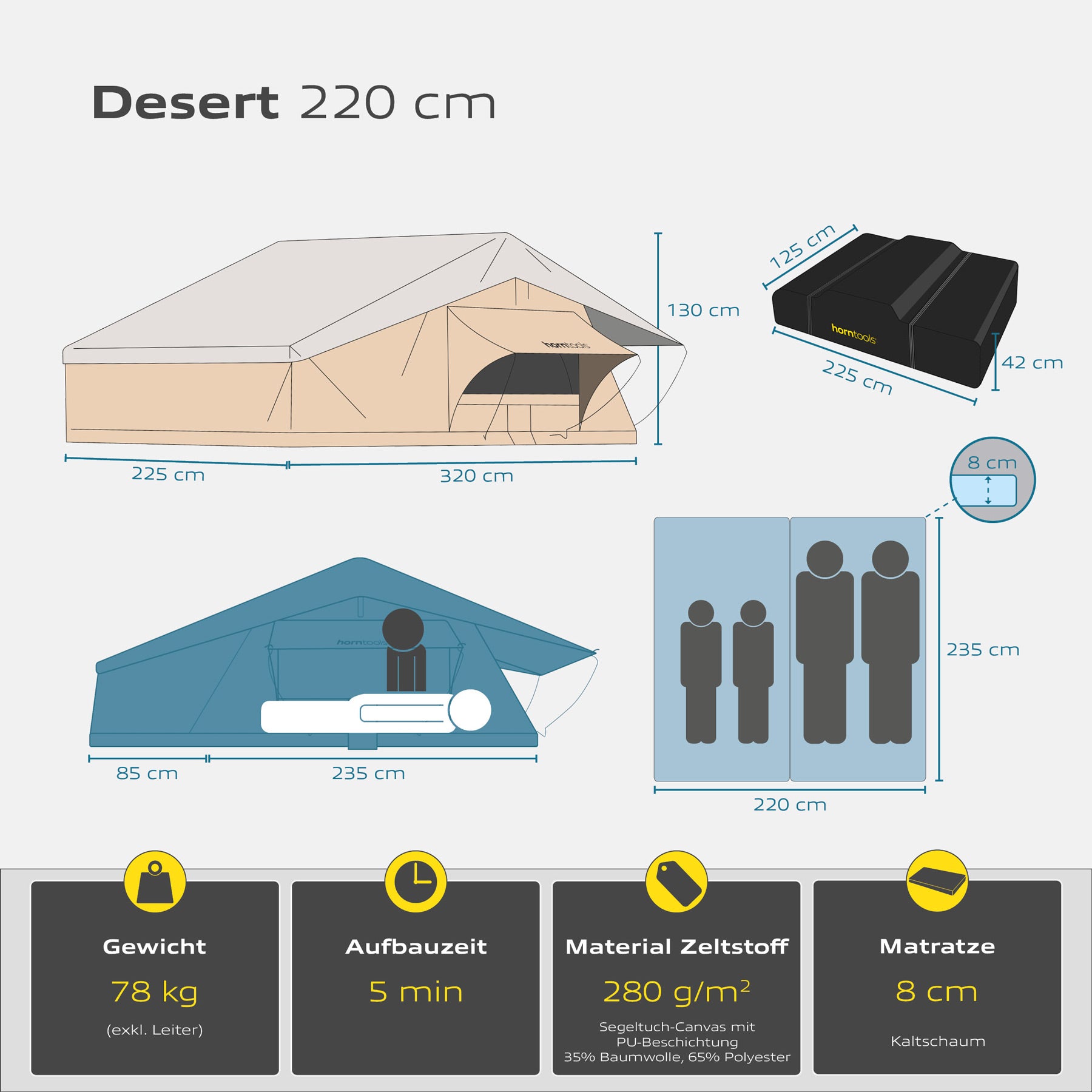 Dachzelt Desert